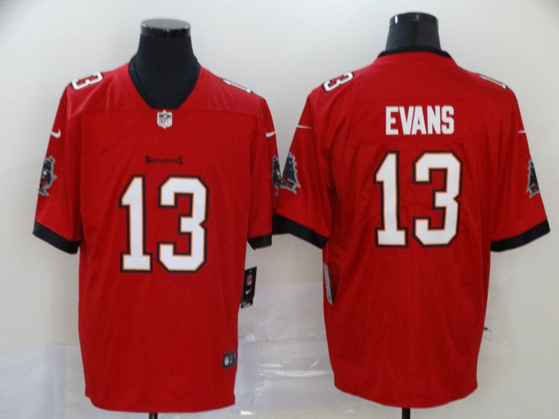 Men's Tampa Bay Buccaneers Mike Evans #13 Red Player Game Jersey1