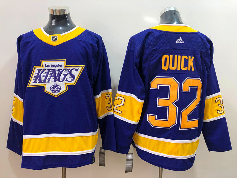 Men's Los Angeles Kings Jonathan Quick #32 Purple Breakaway jersey