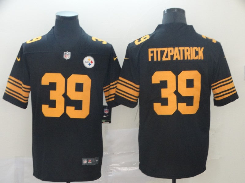 Men's Pittsburgh Steelers Minkah Fitzpatrick #39 Black Alternate Legend Jersey1