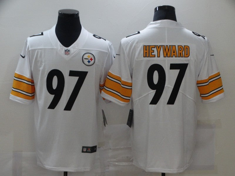Men's Pittsburgh Steelers Cameron Heyward #97 White Game Jersey1
