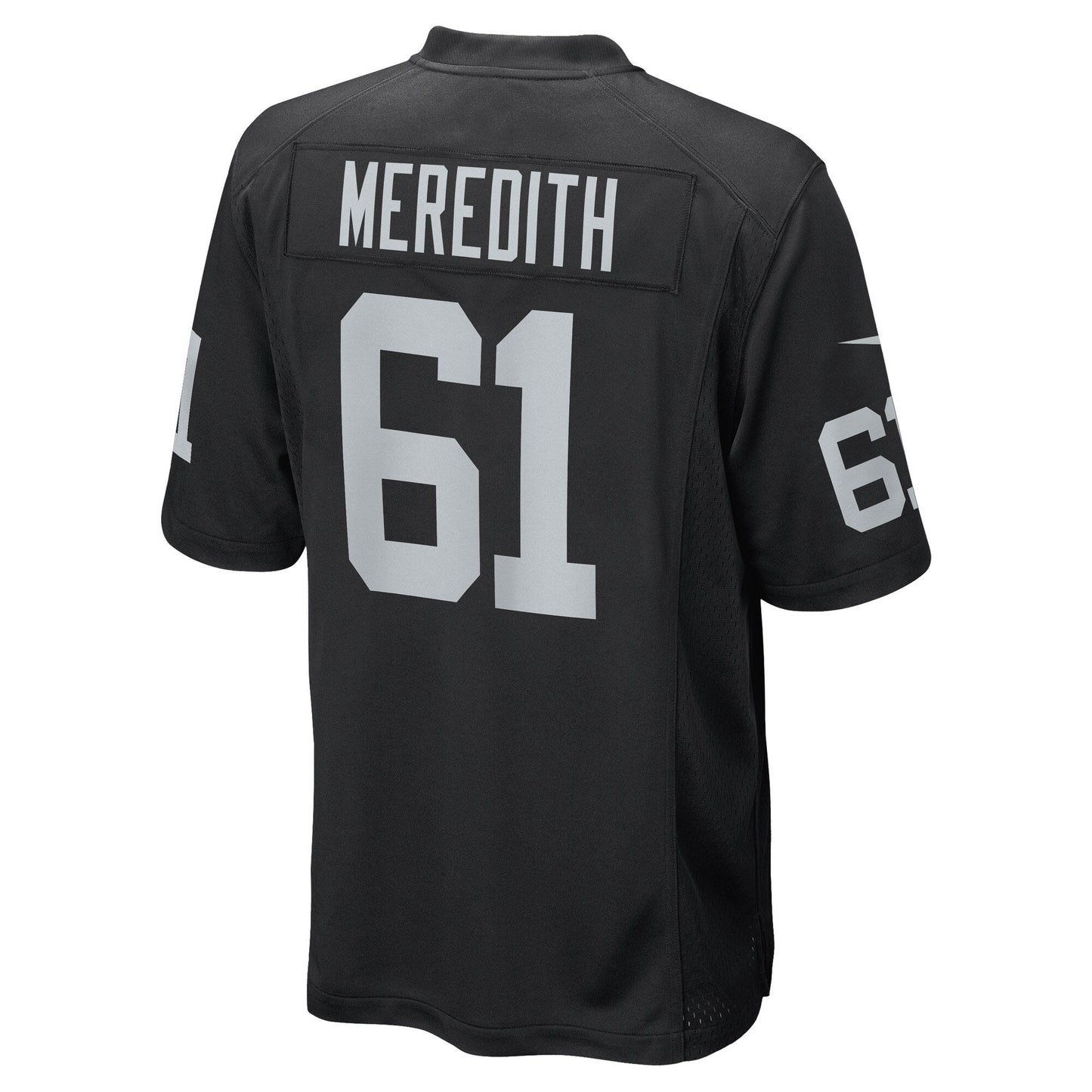 Jordan Meredith Las Vegas Raiders Nike Game Jersey - Black