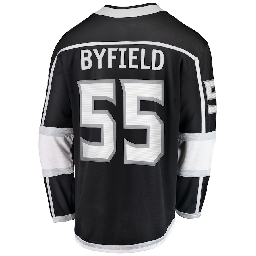 Quinton Byfield Los Angeles Kings Home Team Breakaway Jersey - Black