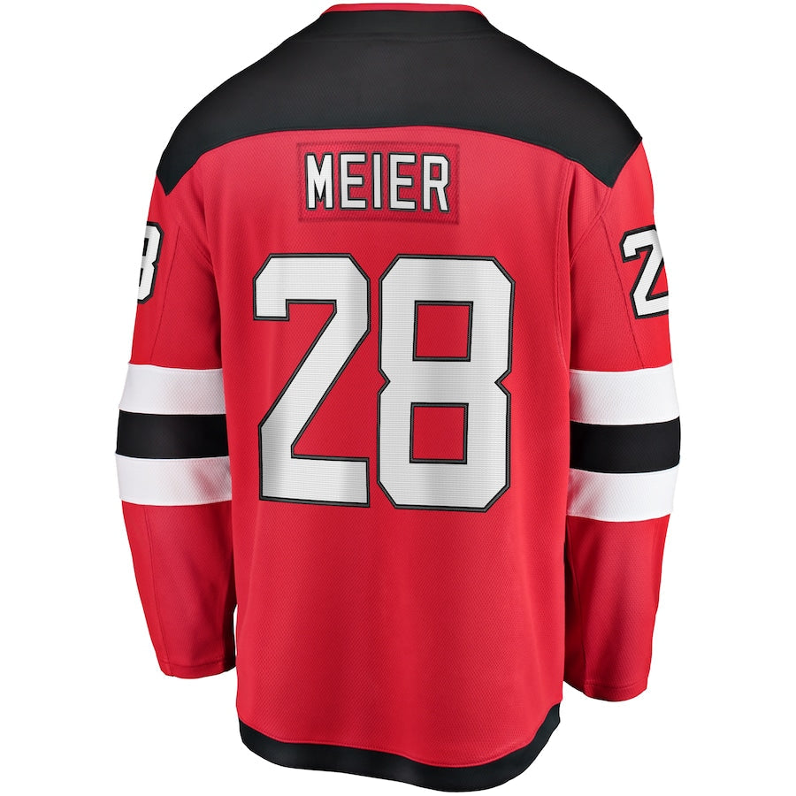 Timo Meier New Jersey Devils Home Breakaway Jersey - Red