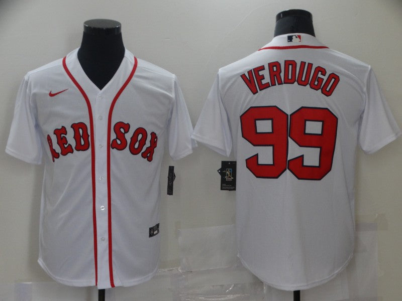 Men's Boston Red Sox Alex Verdugo #99 White Replica Baseball jersey