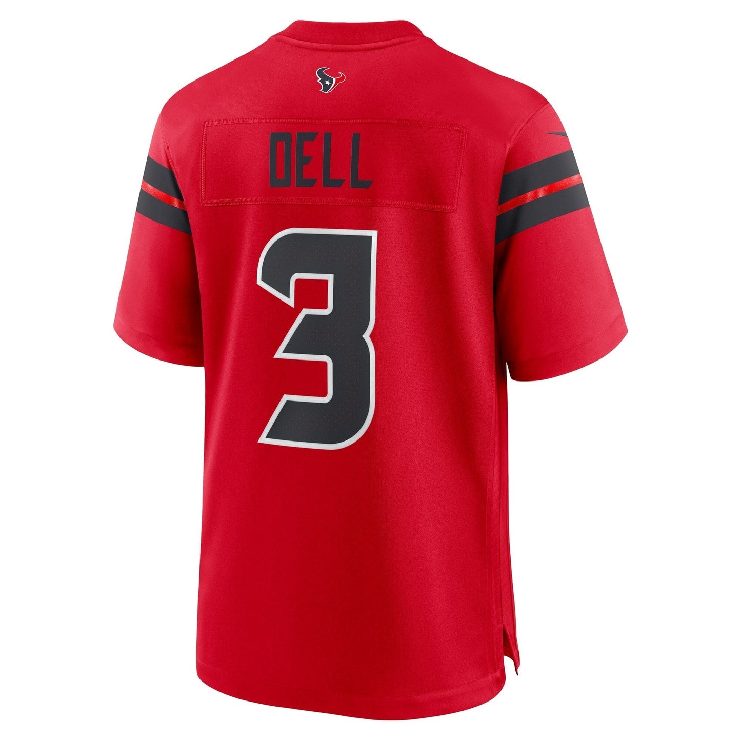 Tank Dell Houston Texans Nike Alternate Game Jersey - Red