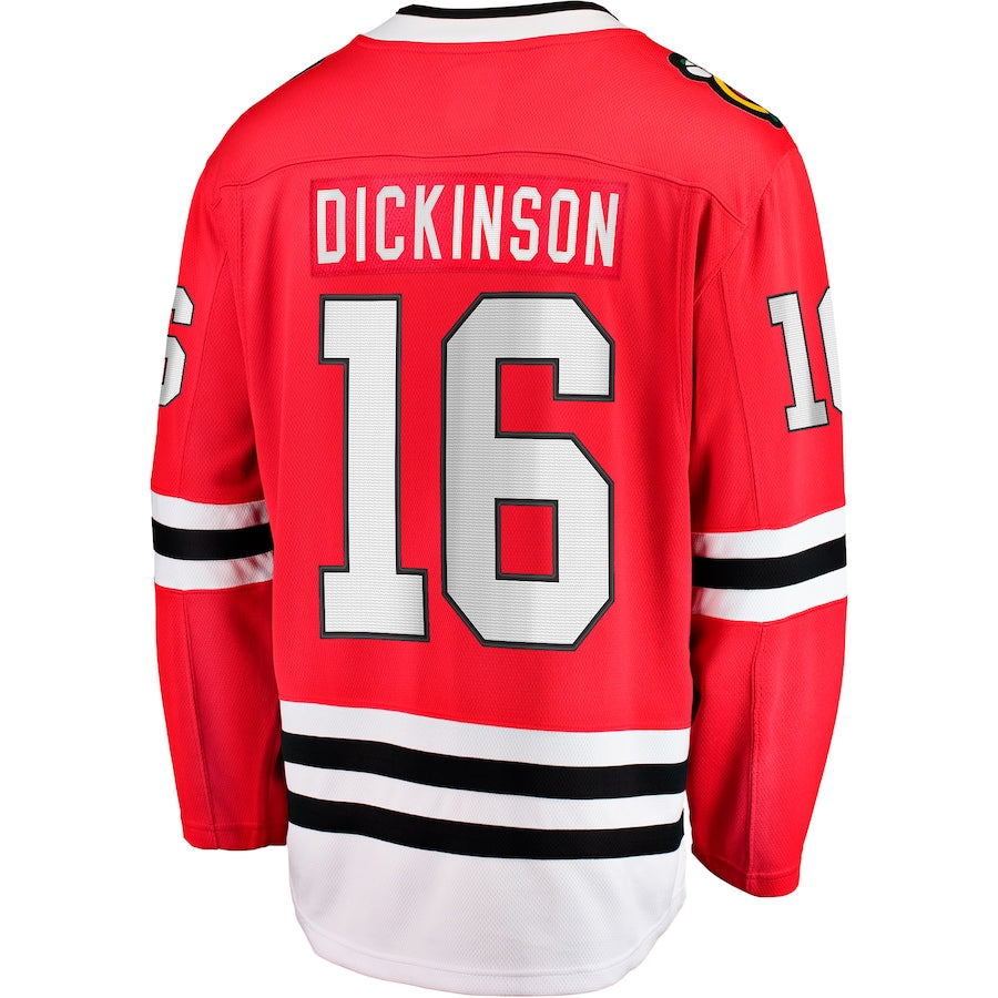 Jason Dickinson Chicago Blackhawks Home Breakaway Jersey - Red