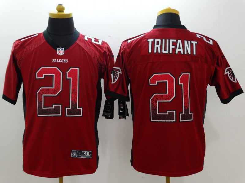 Men's Atlanta Falcons Desmond Trufant #21 Red Game Jersey1