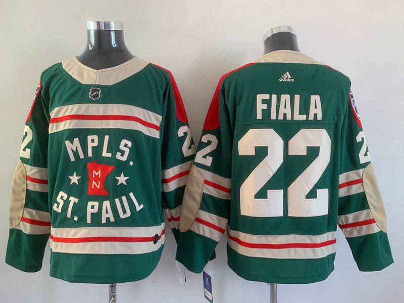 Men's Minnesota Wild Kevin Fiala #22 Green Breakaway Player jersey
