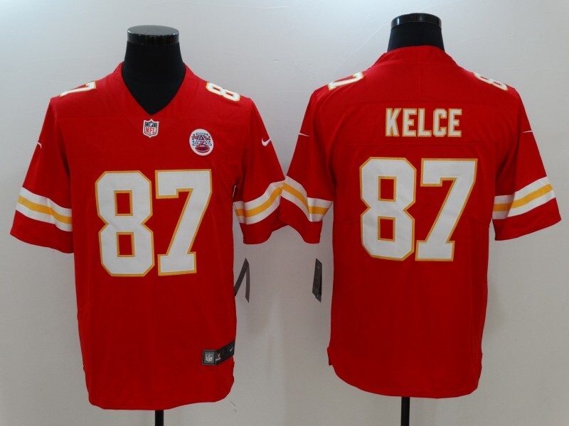 Men's Kansas City Chiefs Travis Kelce Jersey - Red