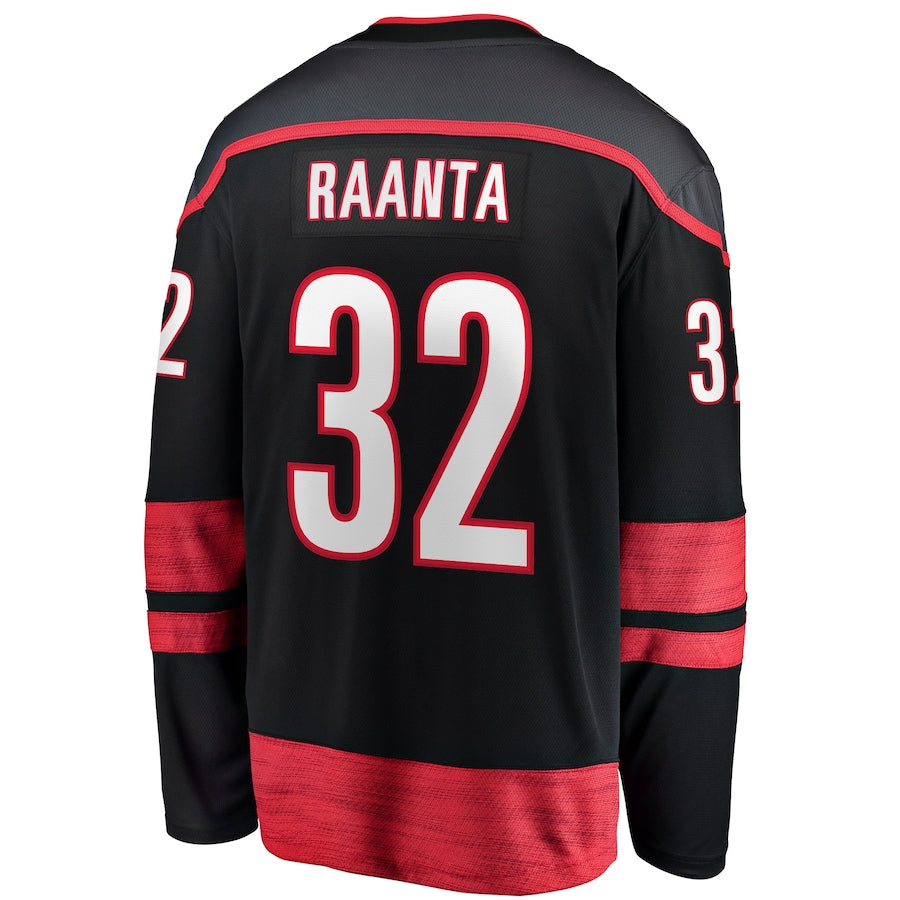 Antti Raanta Carolina Hurricanes Home Breakaway Jersey - Black