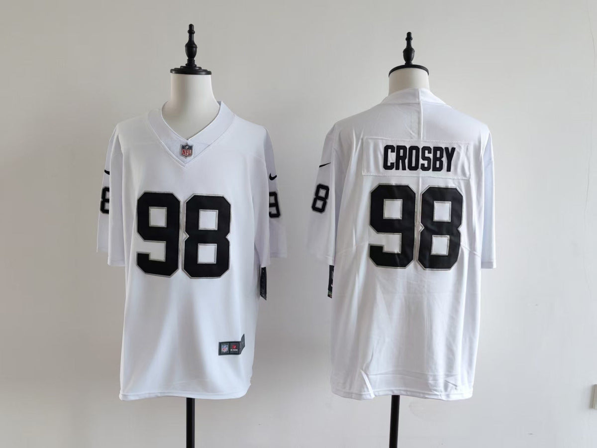 Men's Oakland Raiders Maxx Crosby Nike Jersey - White