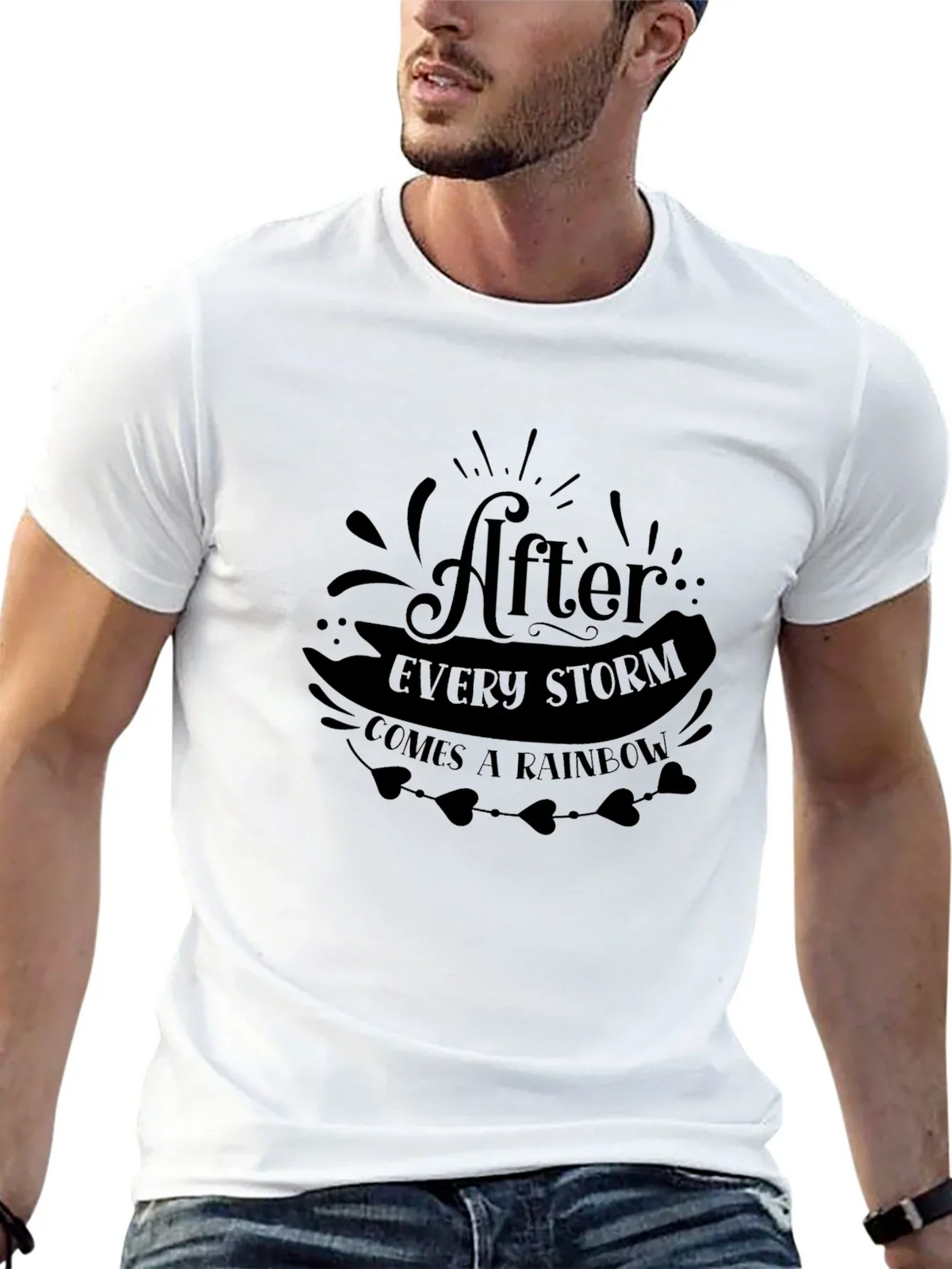 After Every Storm Rainbow Graphic Tee