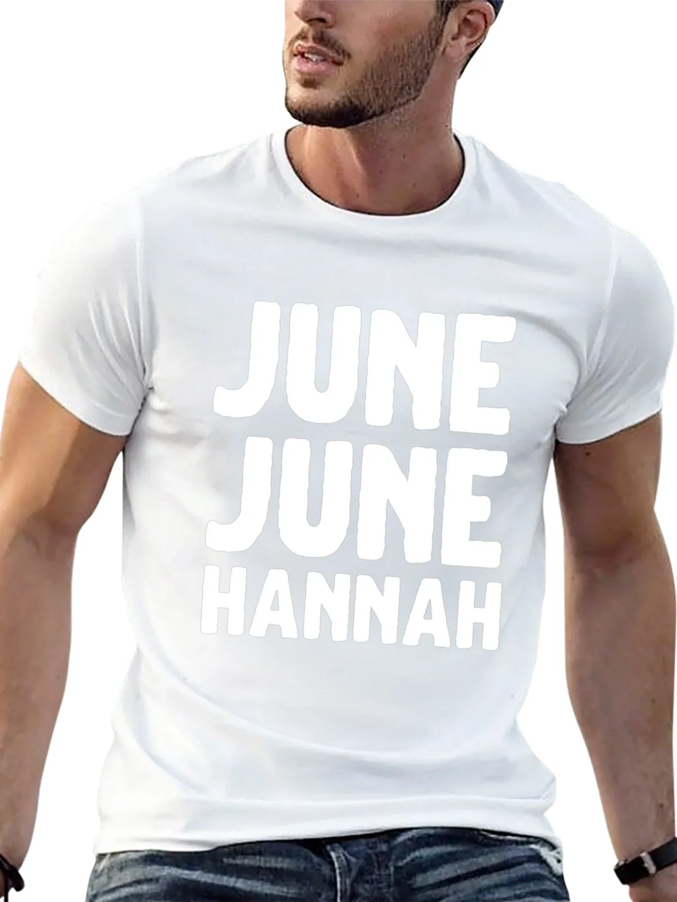 June June Hannah Black Tee