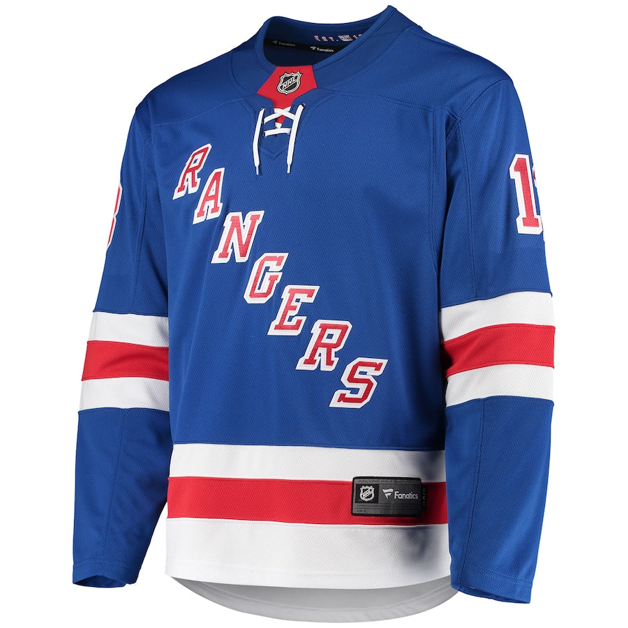 Alexis Lafrenire New York Rangers Premier Breakaway Jersey - Blue