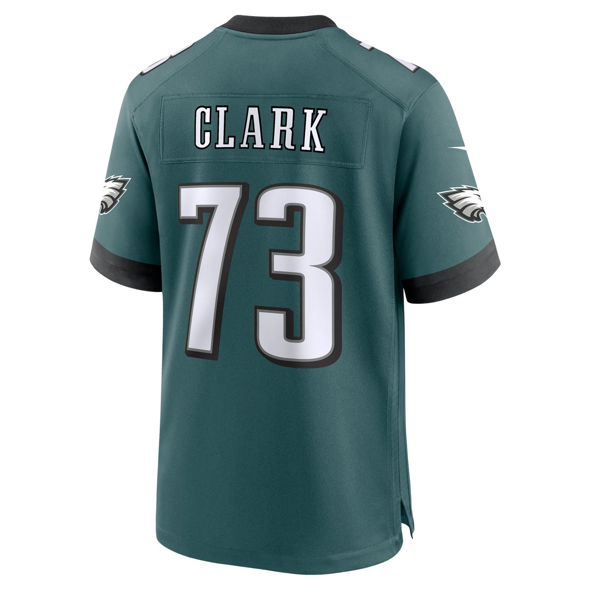 Le'Raven Clark Philadelphia Eagles Nike Team Game Jersey - Midnight Green