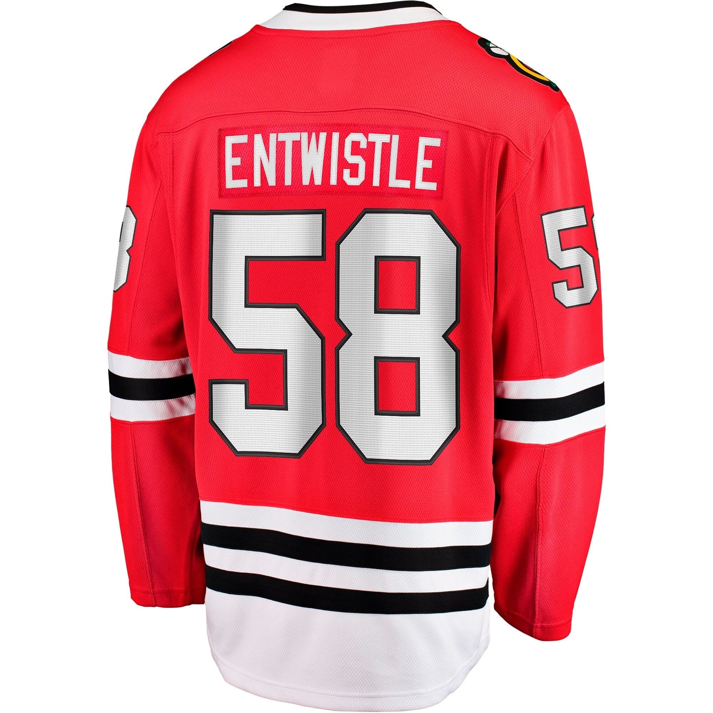 MacKenzie Entwistle Chicago Blackhawks Home Breakaway Jersey - Red