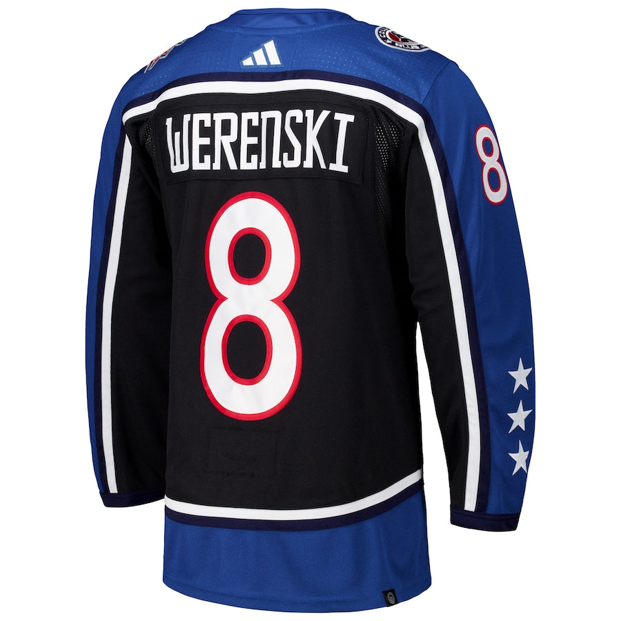 Zach Werenski Columbus Blue Jackets Reverse Retro 2.0 Jersey - Black