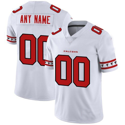 Custom1 Atlanta Falcons White Team Logo Vapor Limited Jersey1 Stitched American Football Jerseys
