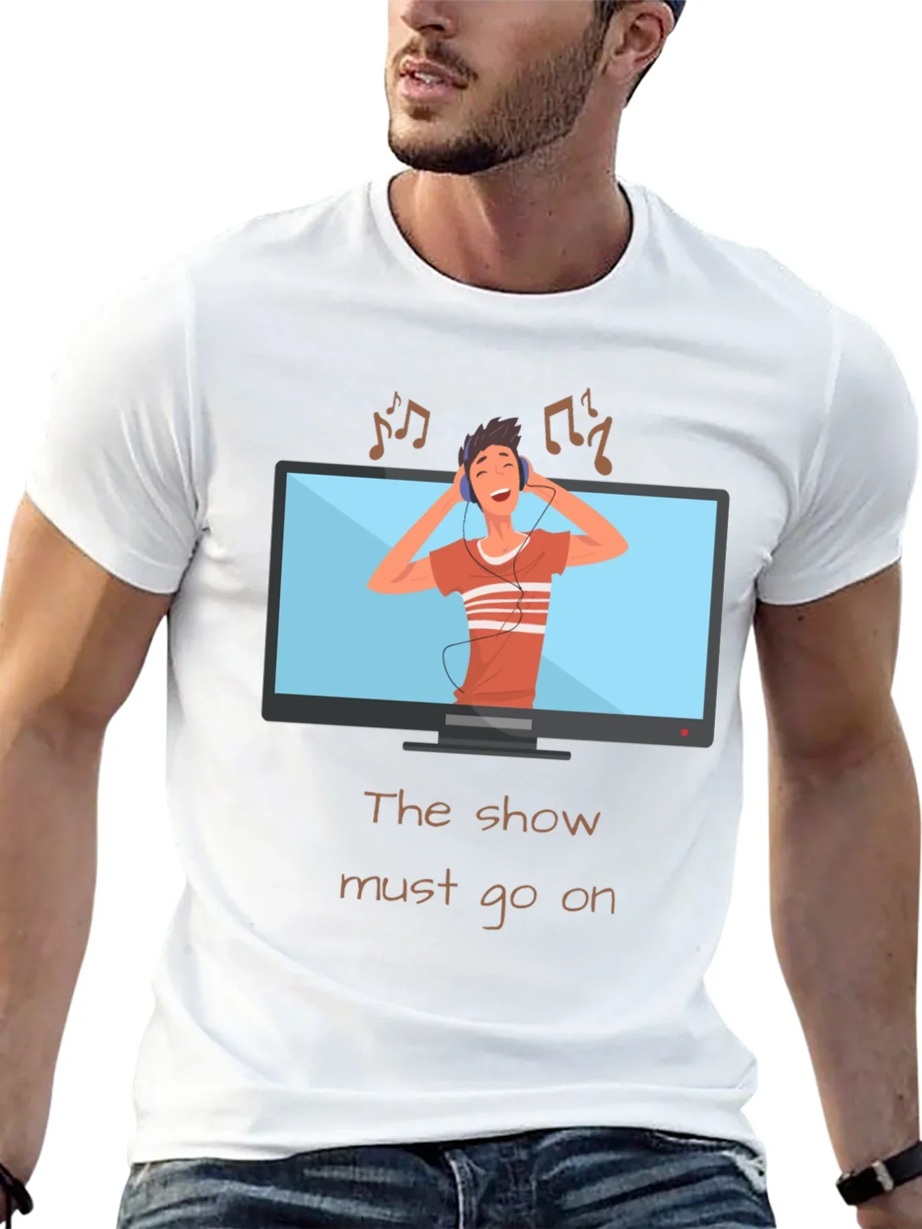 The Show Must Go On Graphic Tee