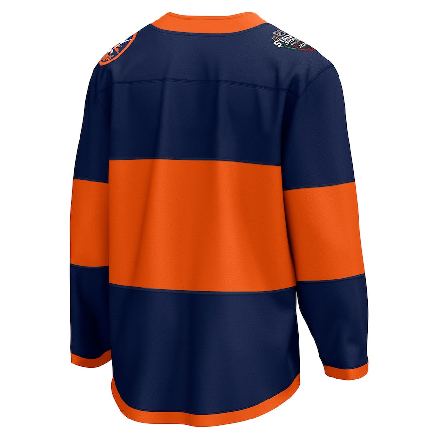 New York Islanders 2024 NHL Stadium Series Breakaway Jersey Navy