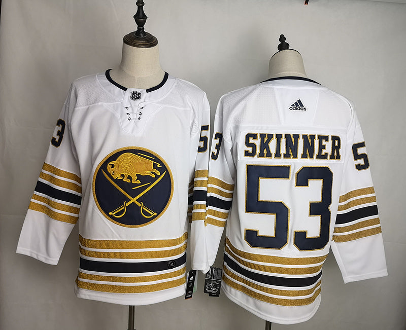 Men's Buffalo Sabres Jeff Skinner #53 White Replica Player jersey