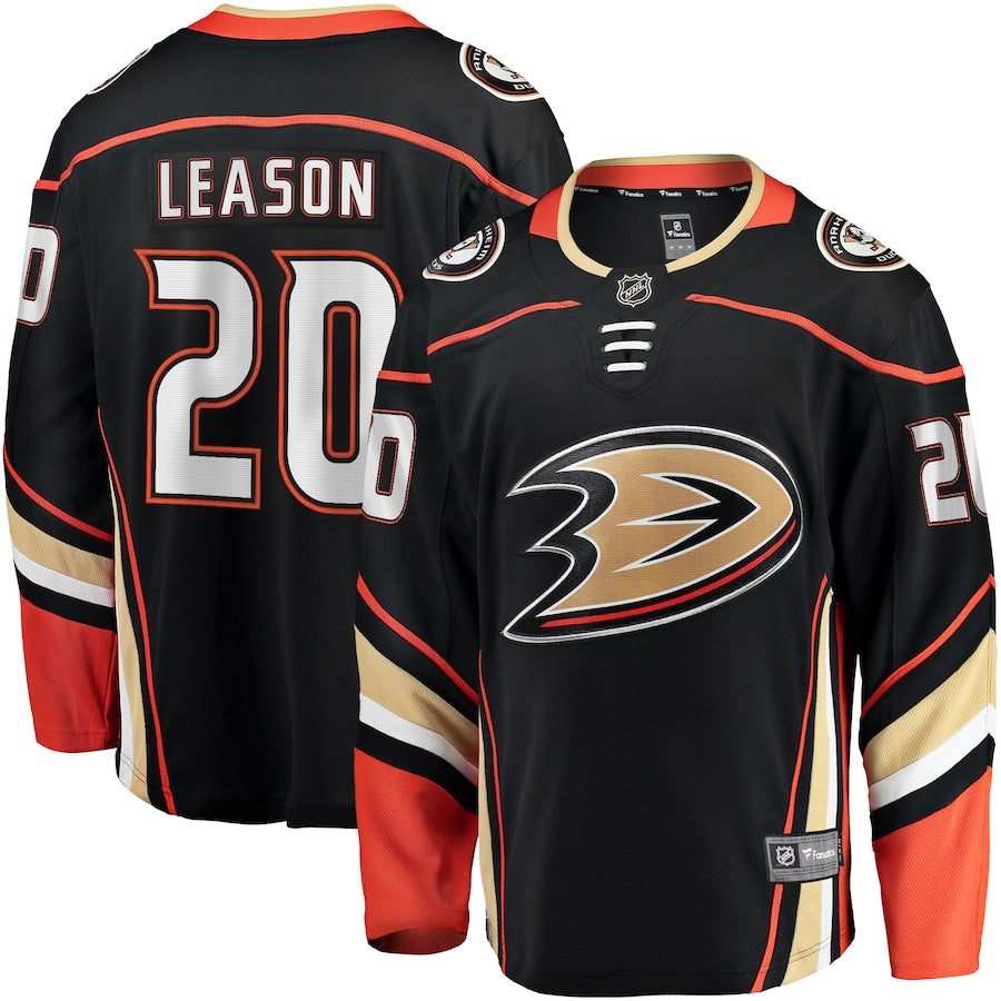 Brett Leason Anaheim Ducks Home Premier Breakaway Jersey - Black