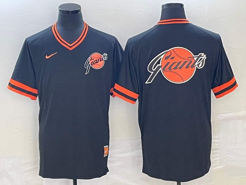 Men's San Francisco Giants Black Replica Team jersey