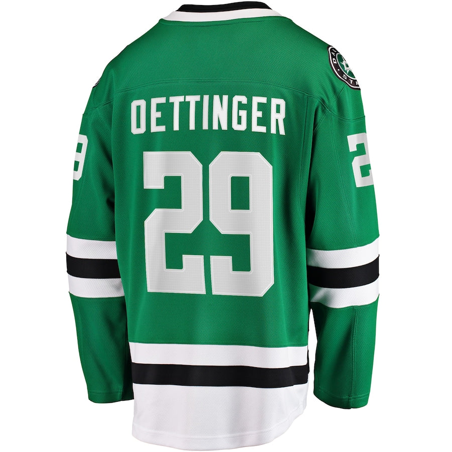 Jake Oettinger Dallas Stars Home Breakaway Jersey - Kelly Green