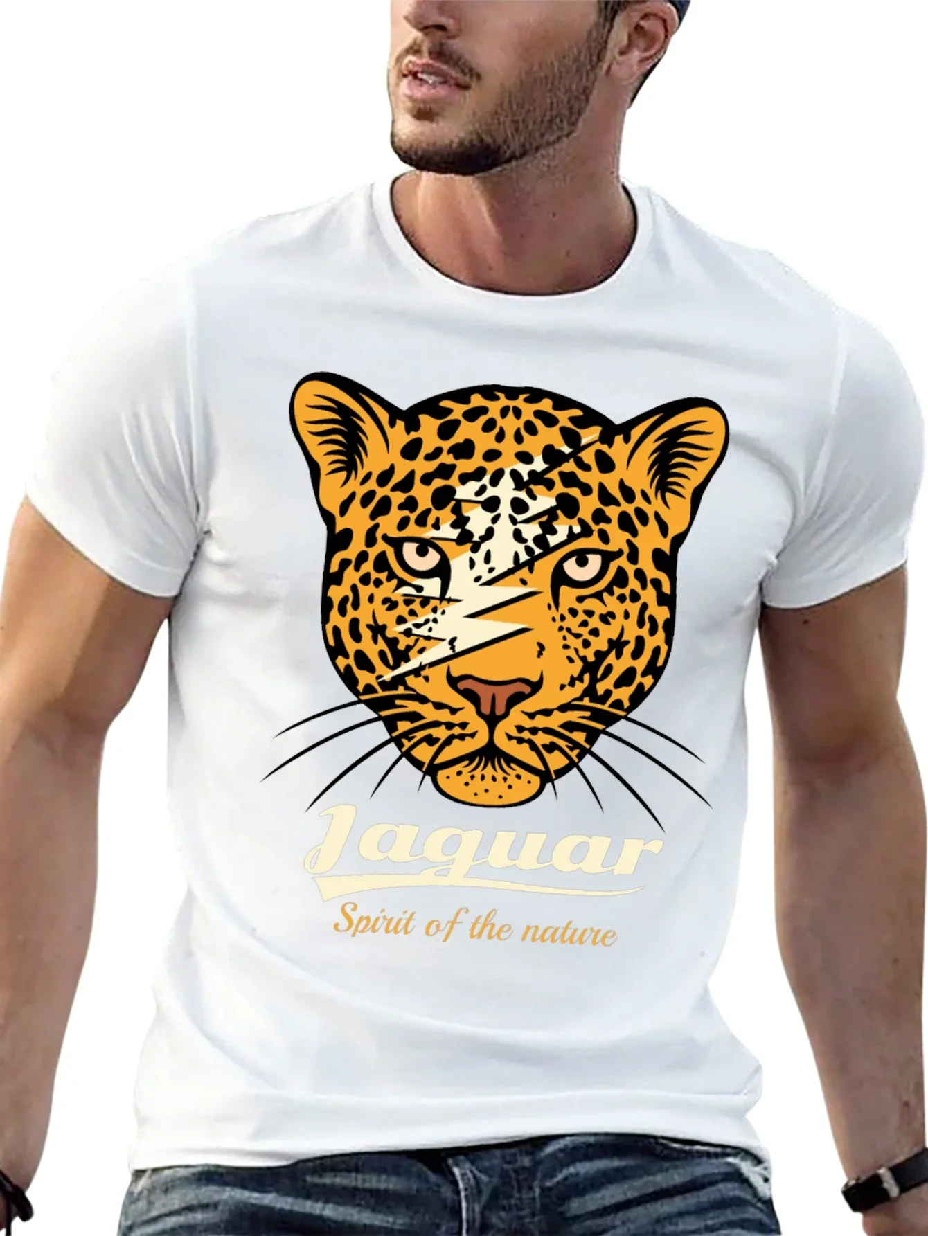 Jaguar Spirit Graphic Tee - Black