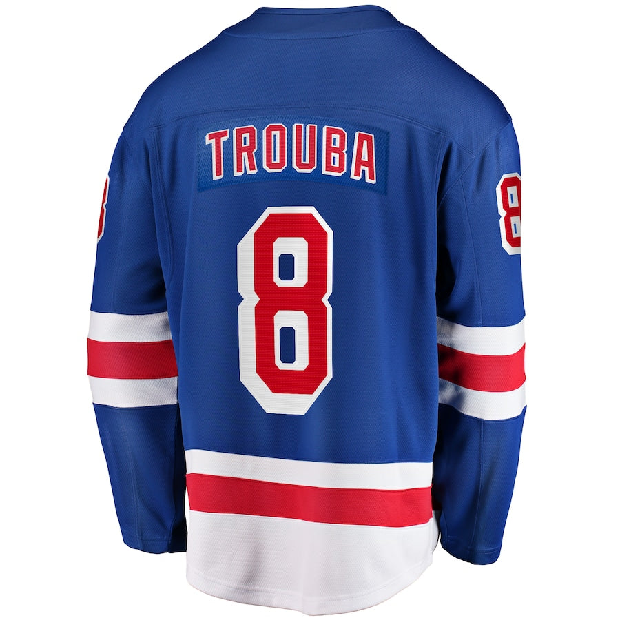 Jacob Trouba New York Rangers Home Breakaway Jersey - Blue