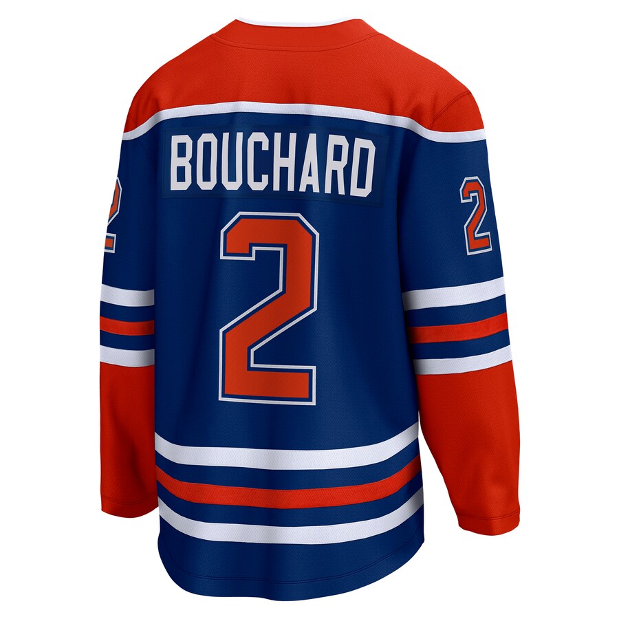 Evan Bouchard Edmonton Oilers Home Breakaway Jersey - Royal