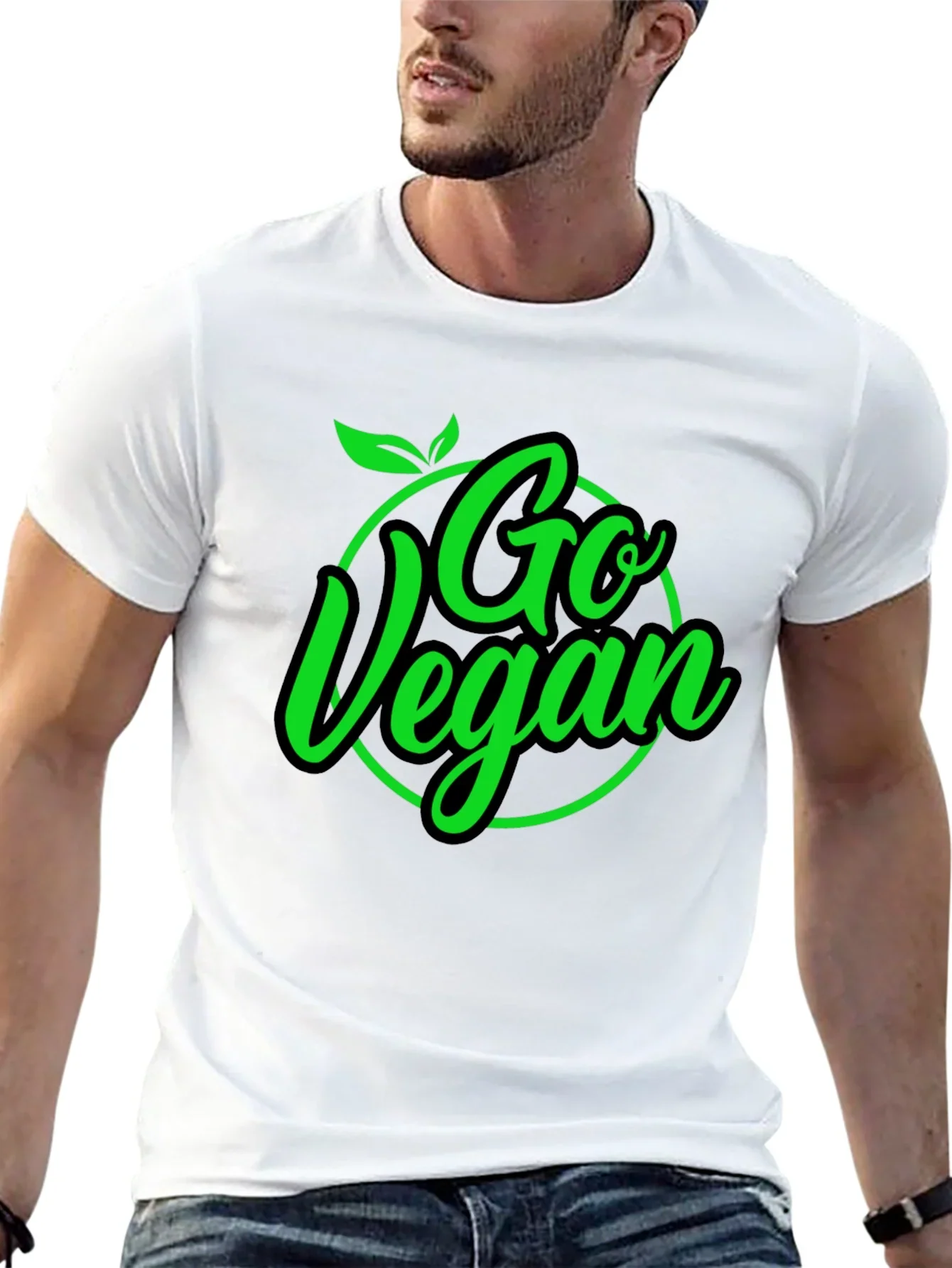Go Vegan Black T-Shirt