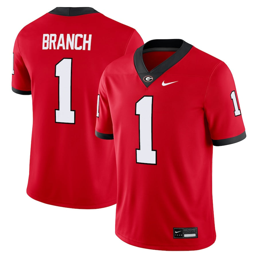 Zachariah Branch Georgia Bulldogs Home Jersey - Red