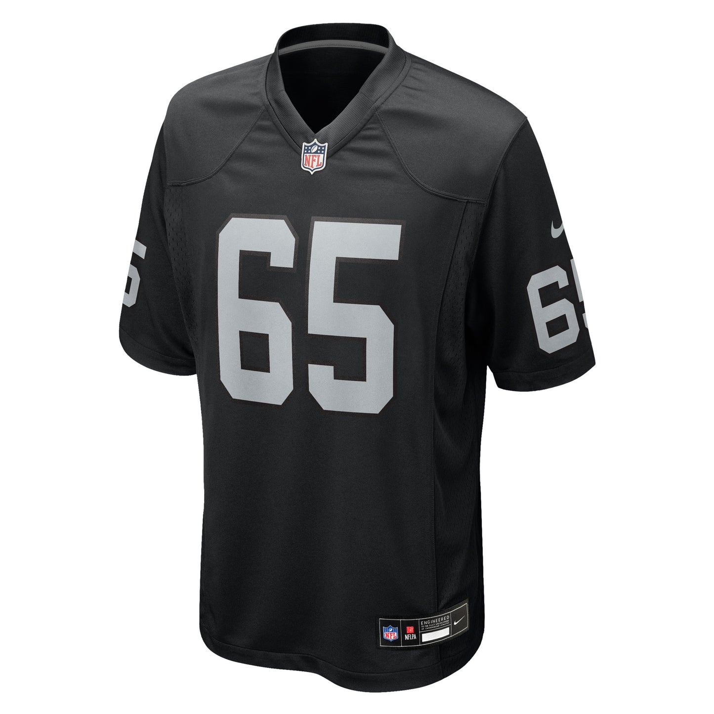Las Vegas Raiders Alex Cappa Black Team Game Jersey