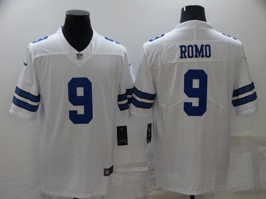 Men's Dallas Cowboys Tony Romo #9 White Game Jersey1