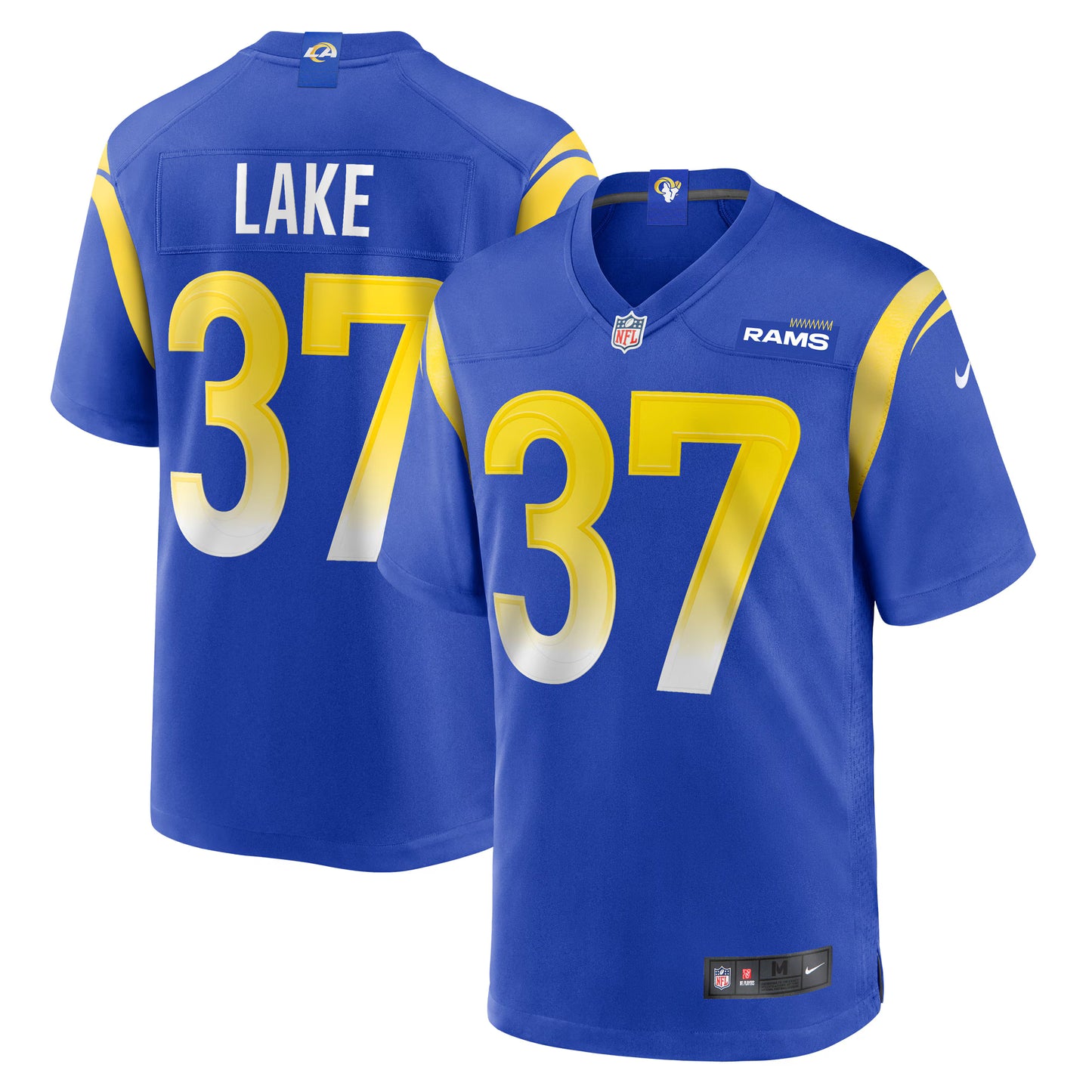Los Angeles Rams Quentin Lake Royal Game Player Jersey