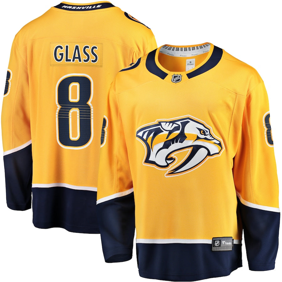 Cody Glass Nashville Predators   Home Breakaway  Jersey - Gold