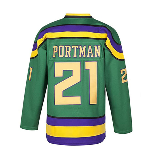 Men's Anaheim Ducks Dean Portman #21 Green Breakaway jersey