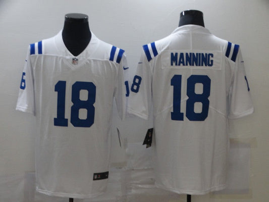 Men's Indianapolis Colts Peyton Manning #18 White Game Jersey1