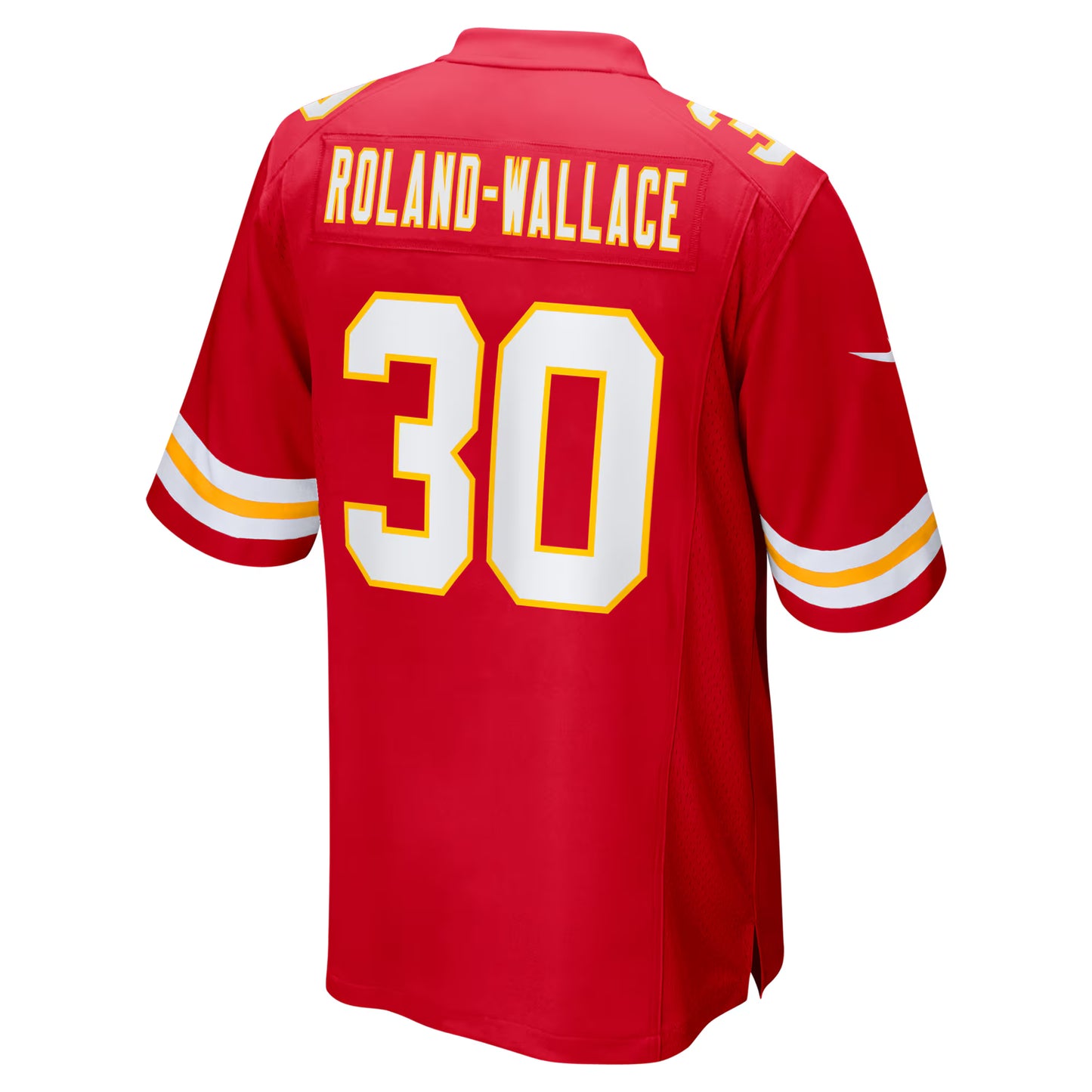 Kansas City Chiefs Chris Roland-Wallace Red Game Jersey