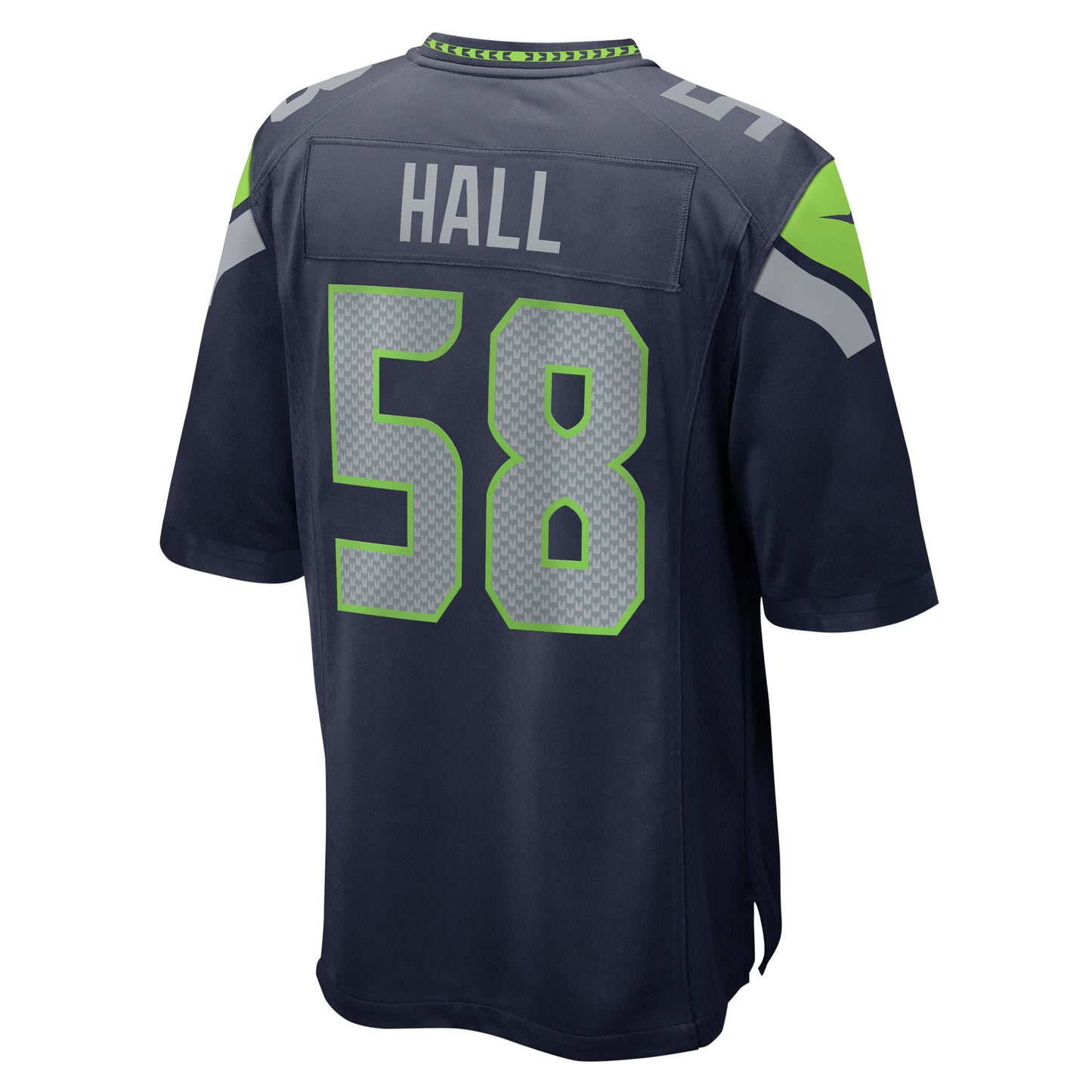 Seattle Seahawks Derick Hall College Navy Game Jersey