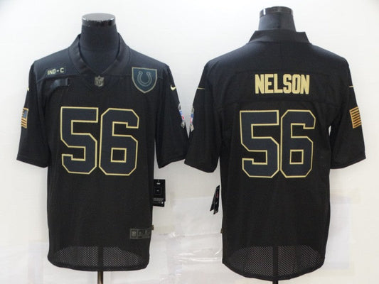 Men's Indianapolis Colts Quenton Nelson #56 Black Game Jersey1