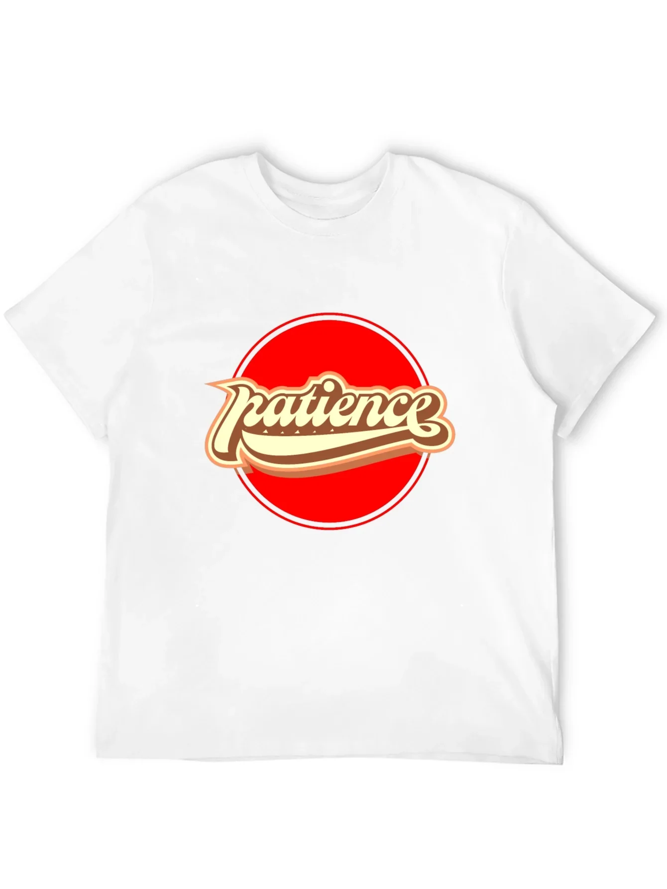 Patience Retro Graphic T-Shirt - Comfort Black Tee