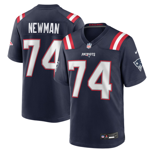 New England Patriots Royce Newman Navy Team Game Jersey