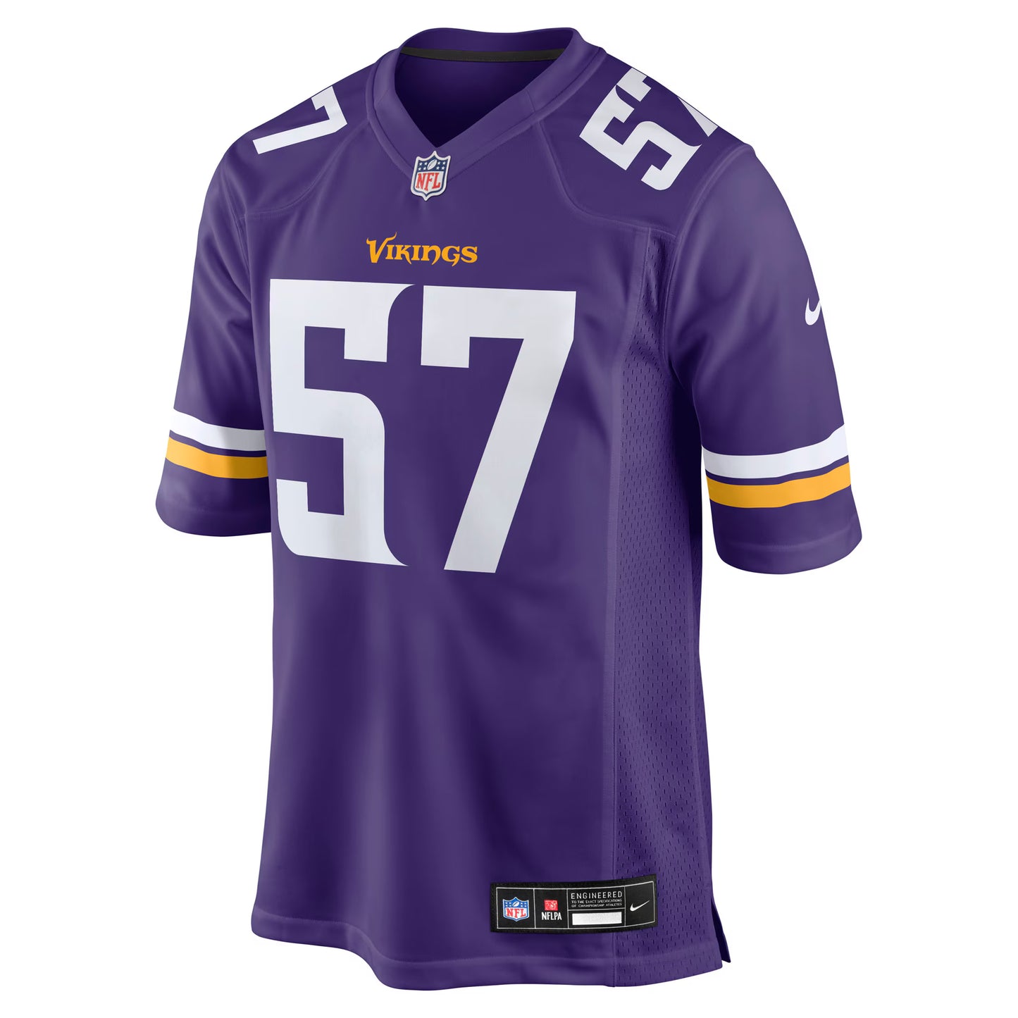 Minnesota Vikings Chaz Chambliss Purple Team Game Jersey