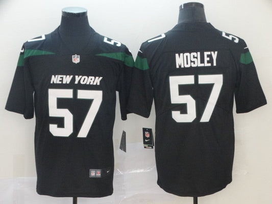 Men's New York Jets C. J. Mosley #57 Black Game Jersey1