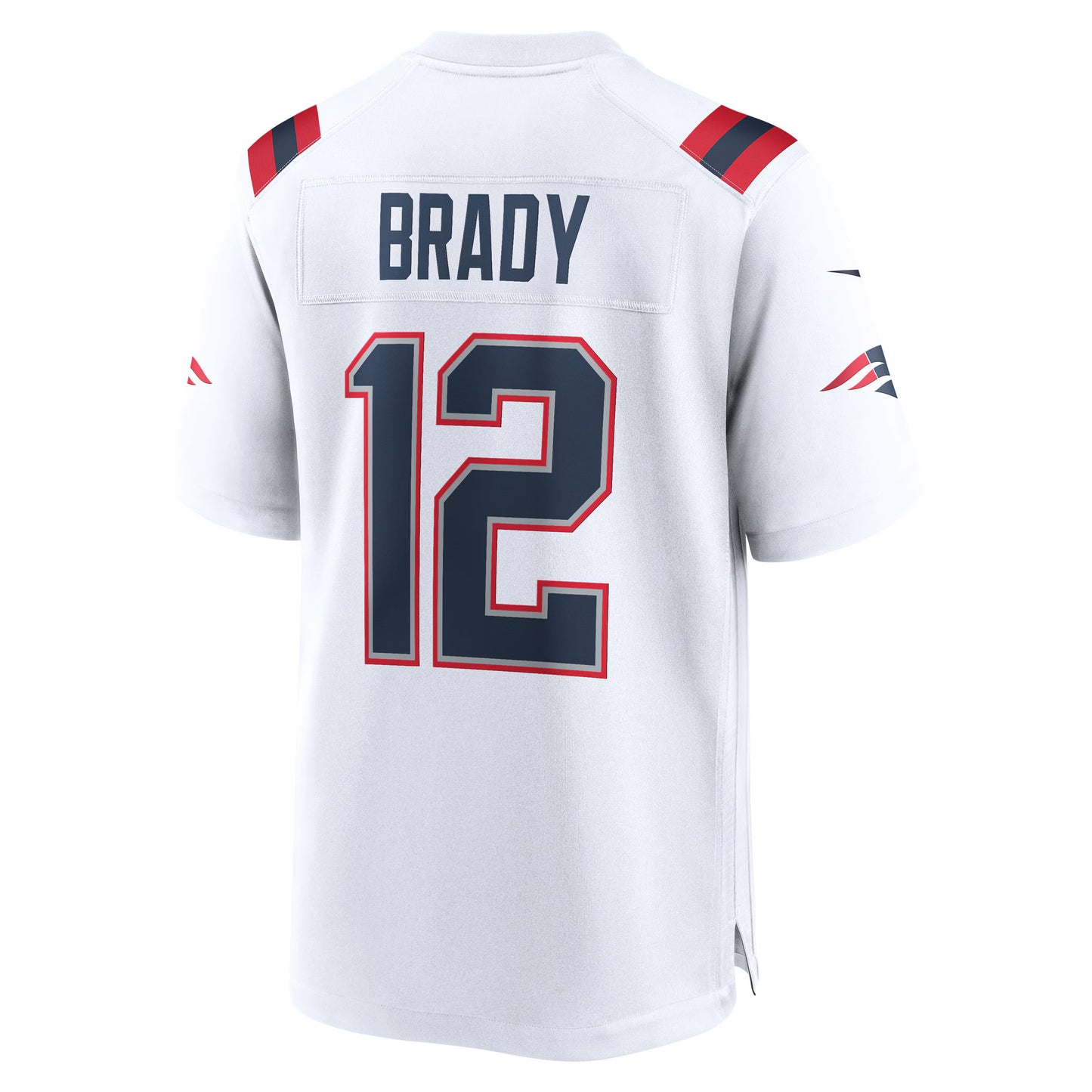 New England Patriots Tom Brady White Retired Game Jersey