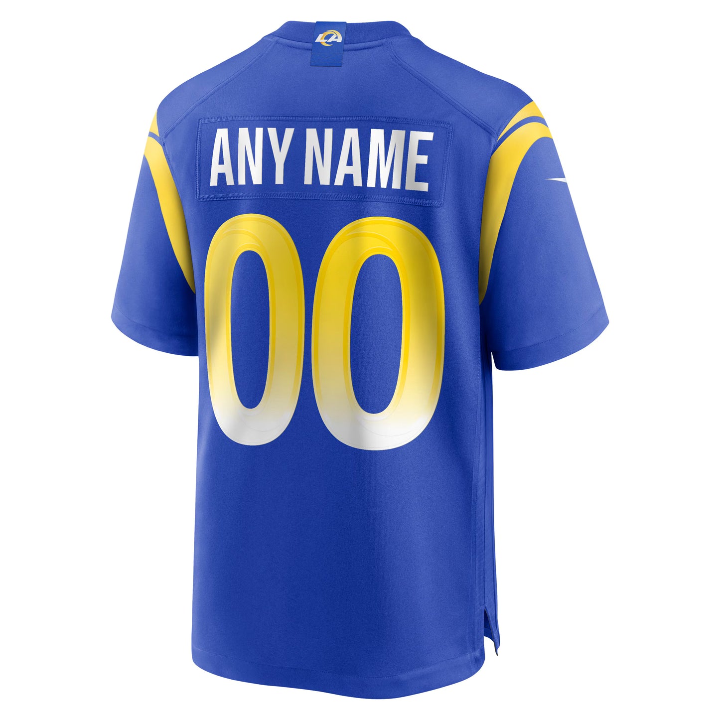 Los Angeles Rams Royal Custom Game Jersey