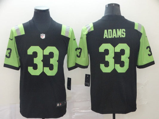 Men's New York Jets Jamal Adams #33 Black City Edition Game Jersey1