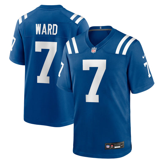 Indianapolis Colts Charvarius Ward Royal Team Game Jersey
